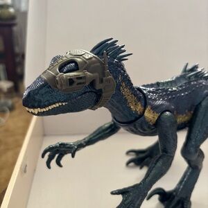 Mattel Jurassic World Track ‘N Attack Indoraptor Blue Dinosaur Action Figure